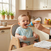 2 in 1 Baby Infant Food Fruits Soft Bite Nipple Feeder Silicone Pacifier With Baby Spoon Squeeze Soft Silicone Spoon Feeder Feeding Tool For Babies