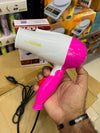 Nova 1000W Foldable Hair Dryer – Compact Travel Electric Blow Dryer (Pink & White)
