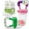 2 in 1 Baby Infant Food Fruits Soft Bite Nipple Feeder Silicone Pacifier With Baby Spoon Squeeze Soft Silicone Spoon Feeder Feeding Tool For Babies