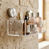 Luxury Acrylic Suction Bathroom Shelf & Organizer