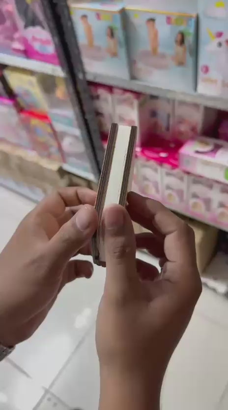 Luxury Foldable LED Book Lamp – USB Rechargeable Wooden Night Light