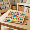 Wooden Alphabet & Number Matching Puzzle Board
