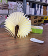 Luxury Foldable LED Book Lamp – USB Rechargeable Wooden Night Light
