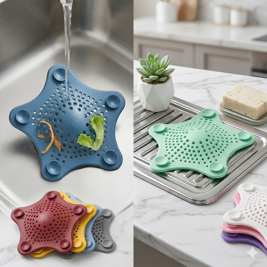 Silicon Sink Drain Drainer Filter//Catcher Nets for Kitchen Sink, Food Scraps, Hair