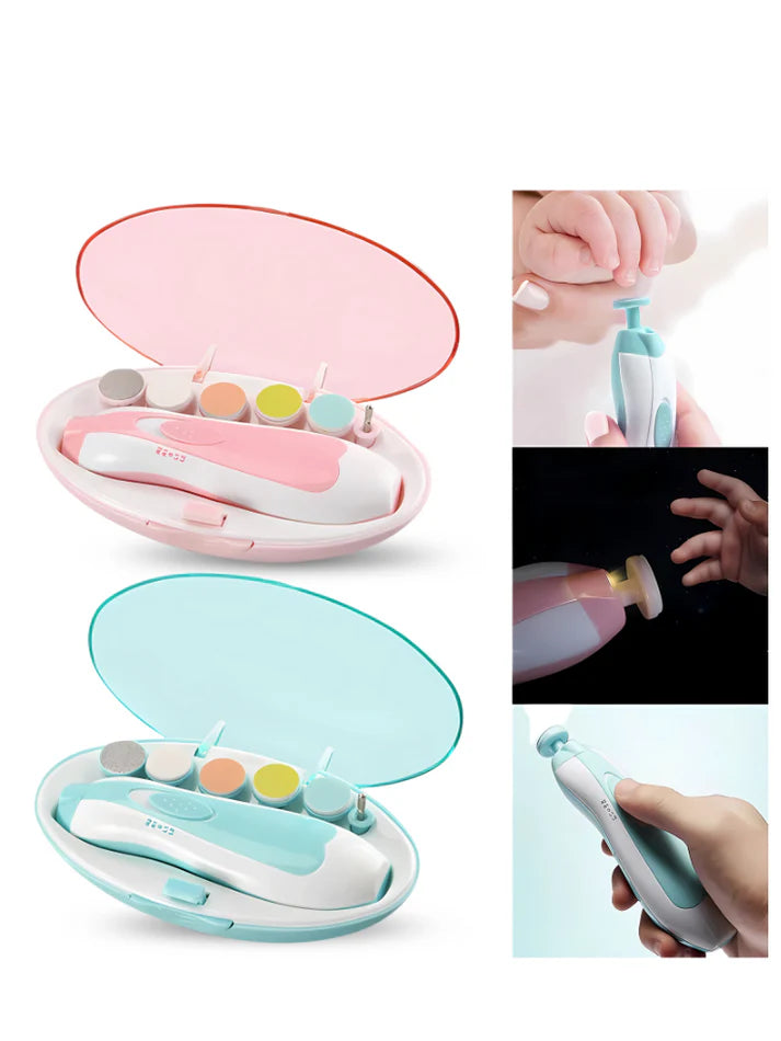 Baby Nail Clippers Safe Electric Baby Nail Trimmer, Baby Nail File Kit Born