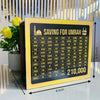 Umrah Saving Box Premium Wood Brown