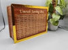 Umrah Saving Box Premium Wood Brown