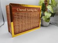 Umrah Saving Box Premium Wood Brown