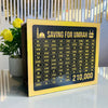 Umrah Saving Box Premium Wood Brown