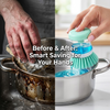 Kitchen Cleaning Brush With Liquid Dispenser