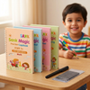 Kids Learning Bundle – Magic Copybook Set + Electric Writing Tablet (6.5")