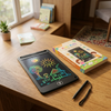 Kids Learning Bundle – Magic Copybook Set + Electric Writing Tablet (6.5")