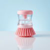 Kitchen Cleaning Brush With Liquid Dispenser