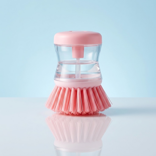 Kitchen Cleaning Brush With Liquid Dispenser