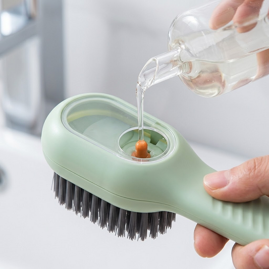 2-in-1 Automatic Liquid Soap Dispensing Cleaning Brush for Shoes & Clothes