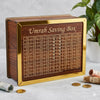 Umrah Saving Box Premium Wood Brown