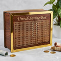Umrah Saving Box Premium Wood Brown